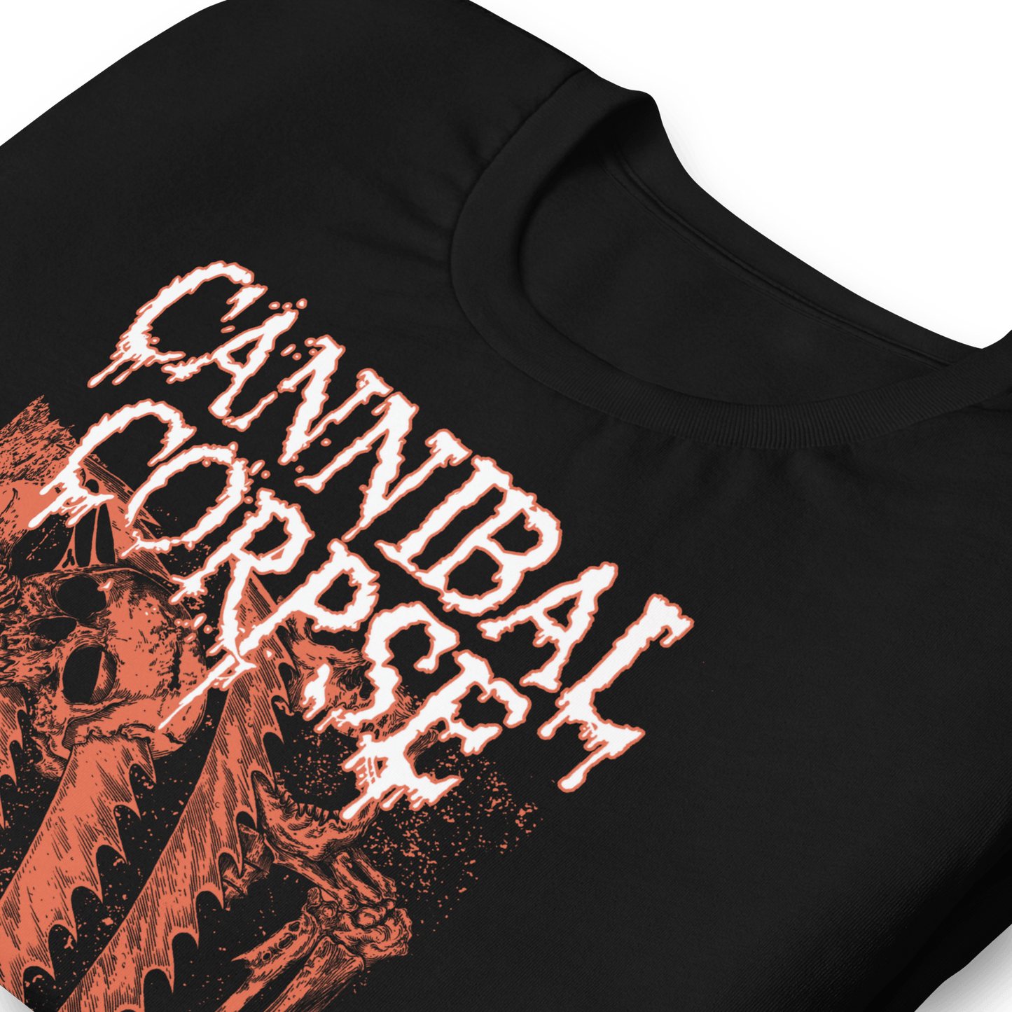 Cannibal Corpse White Drip Logo T-Shirt