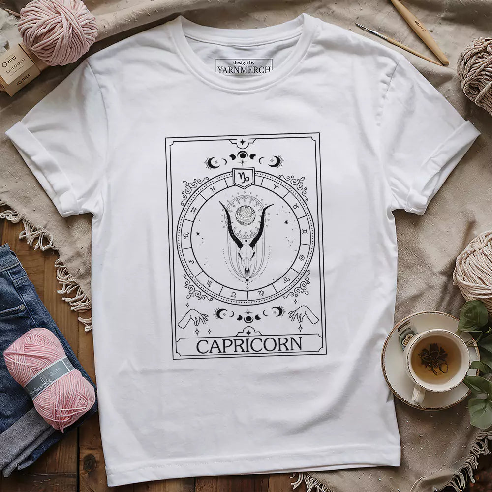 Capricorn Yarn Tarot T-shirt