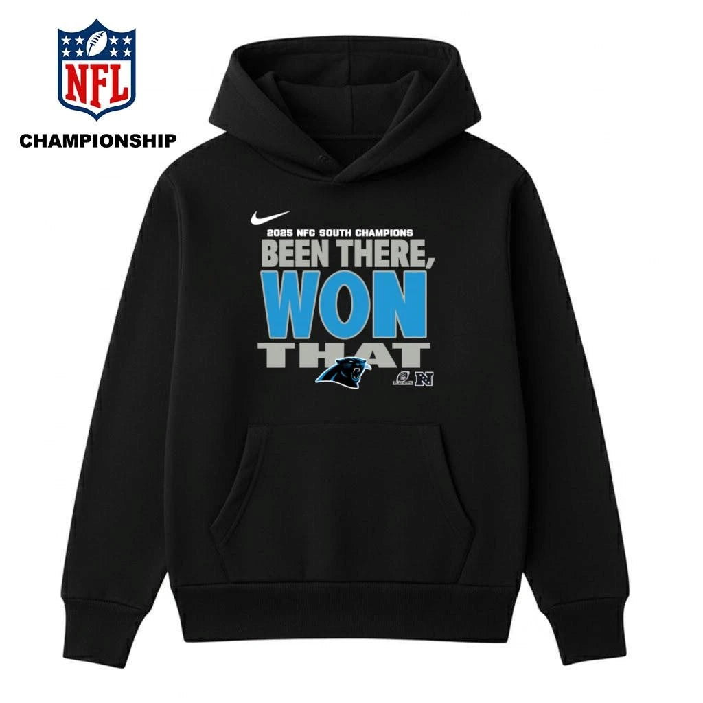 Carolina Panthers 2025 NFC South Champions Been There Won That Shirt