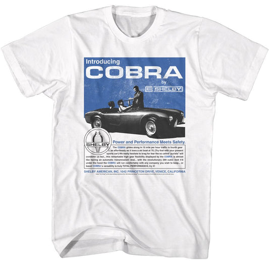 Carroll Shelby - 60s Cobra Ad T-Shirt