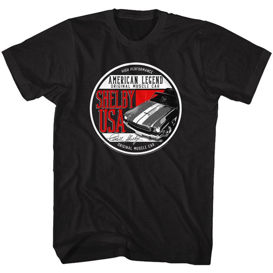 Carroll Shelby Car Circle T-Shirt