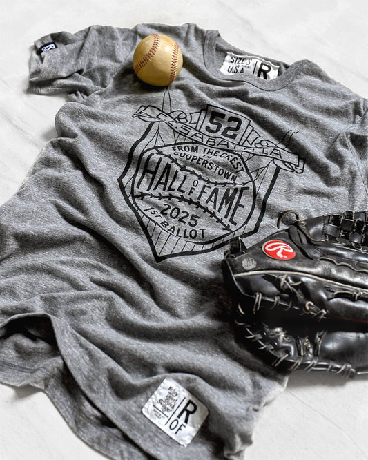 CC Sabathia First Ballot HOF Grey Tee