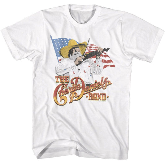 Charlie Daniels Band - CDB And The Flag Boyfriend Tee