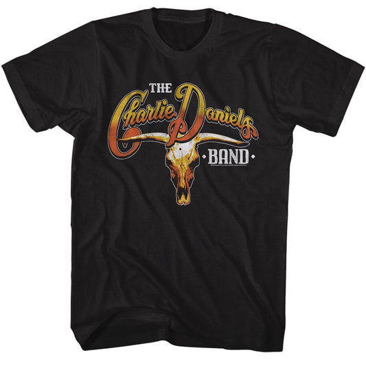 Charlie Daniels Band - CDB Cow Skull And Logo T-Shirt