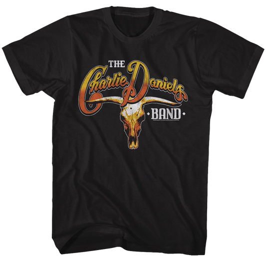 Charlie Daniels Band Skull and Logo T-Shirt Style001