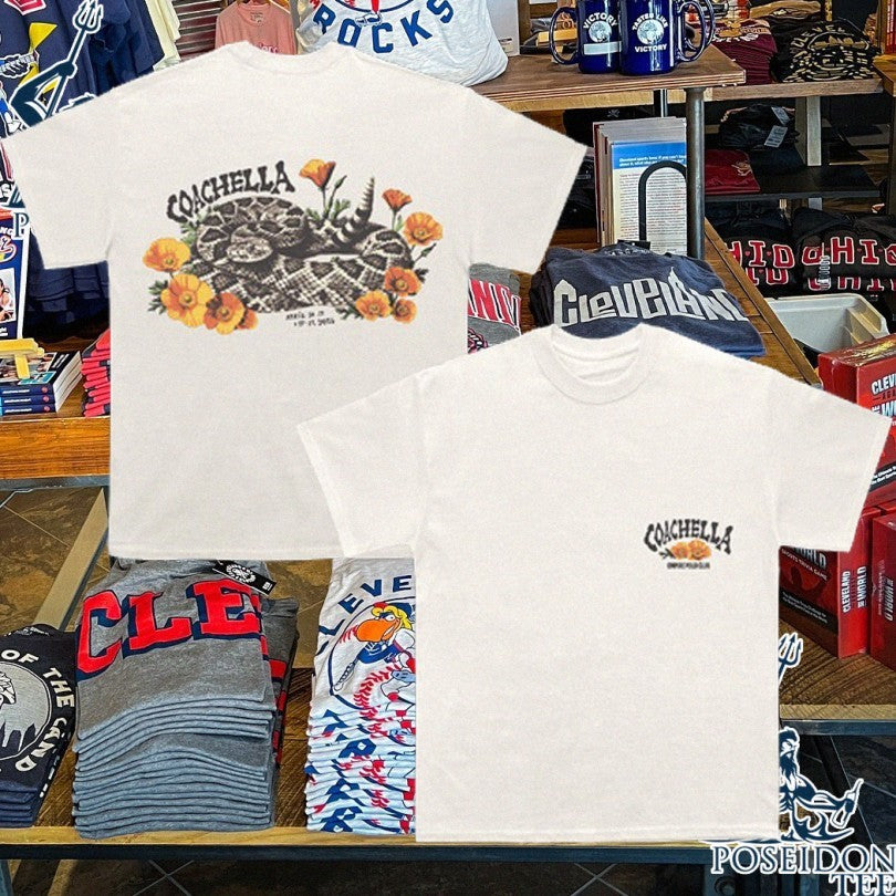 Coachella Ophidian & Poppies T-shirt