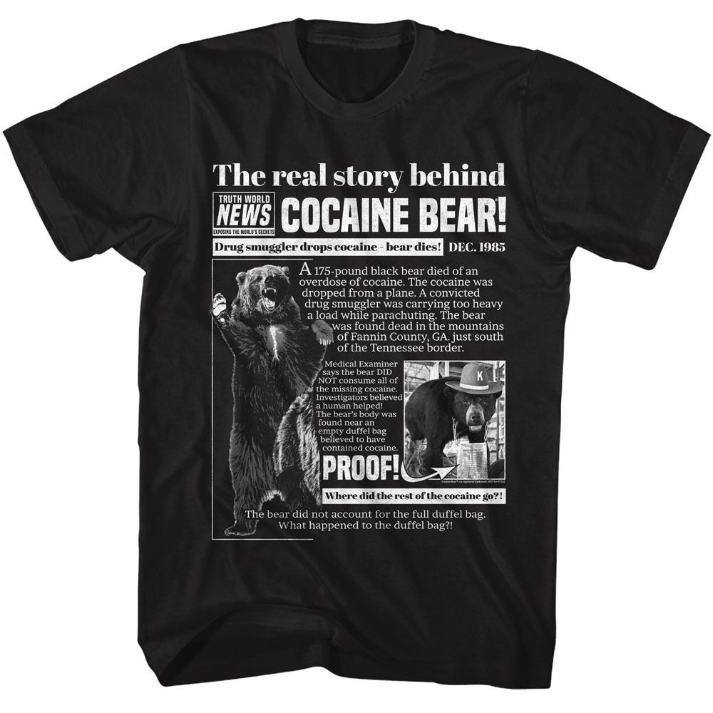 Cocaine Bear - Real Story T-Shirt