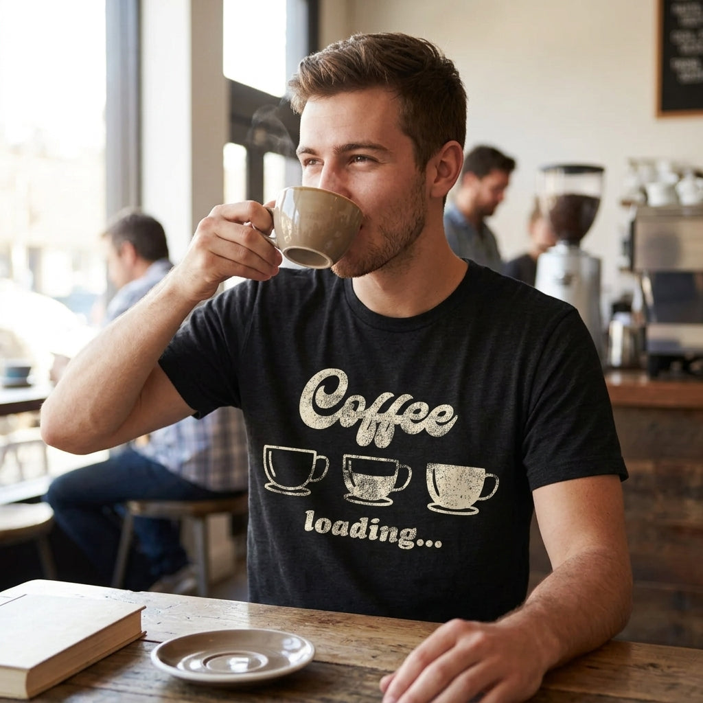 Coffee Loading Men's T Shirt