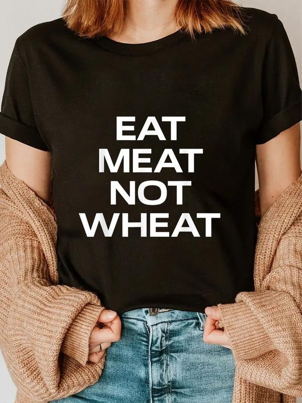 cotton | Keto Diet | Funny Hardcore Carnivore T-Shirt casual Fashion graphic tees women Hoodie, Sweatshirt