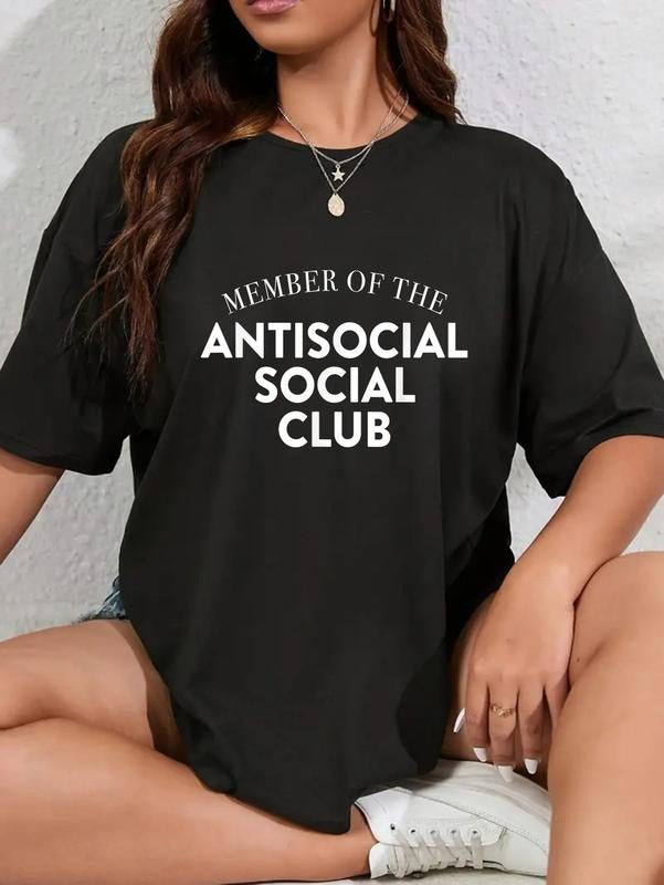 cotton Antisocial Social Club T-Shirt casual Fashion graphic tees for women Hoodie, Sweatshirt | UrbanDripWear.com