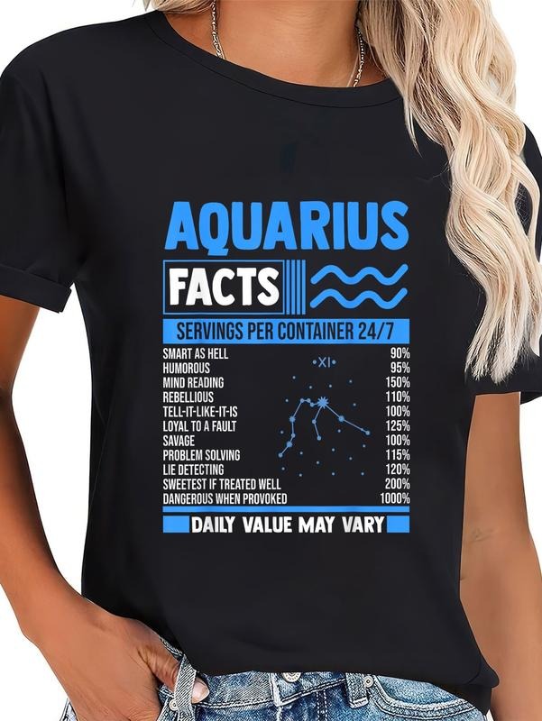 cotton Aquarian celebrants T-Shirt casual Fashion graphic tees for women Hoodie, Sweatshirt | UrbanDripWear.com
