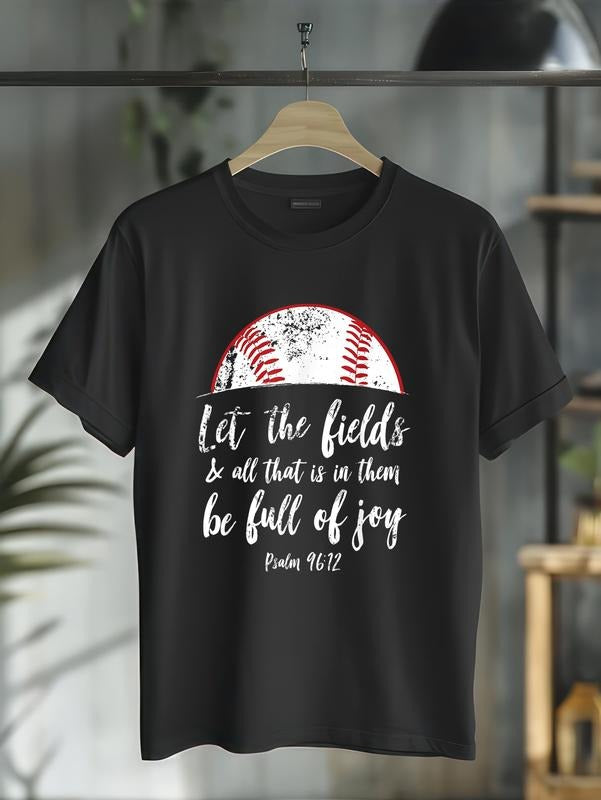 cotton Baseball Bible Verse Shirt Cute Christian Psalm 96 Gift T-Shirt casual Fashion graphic tees Hoodie, Sweatshirt