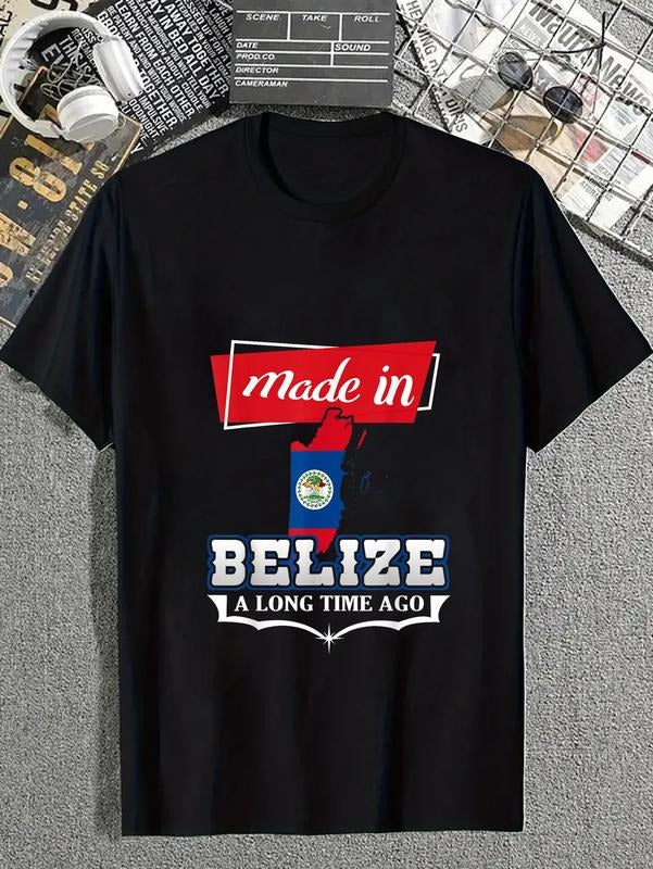 cotton Belize City - Made in Belize a Long Time Ago - Belizean Gift T-Shirt casual Fashion graphic tees for women Hoodie,...
