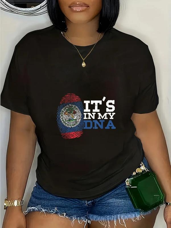 cotton Belizean Descent Roots Heritage It's In My DNA Belize Flag T-Shirt casual Fashion graphic tees for women Hoodie,...
