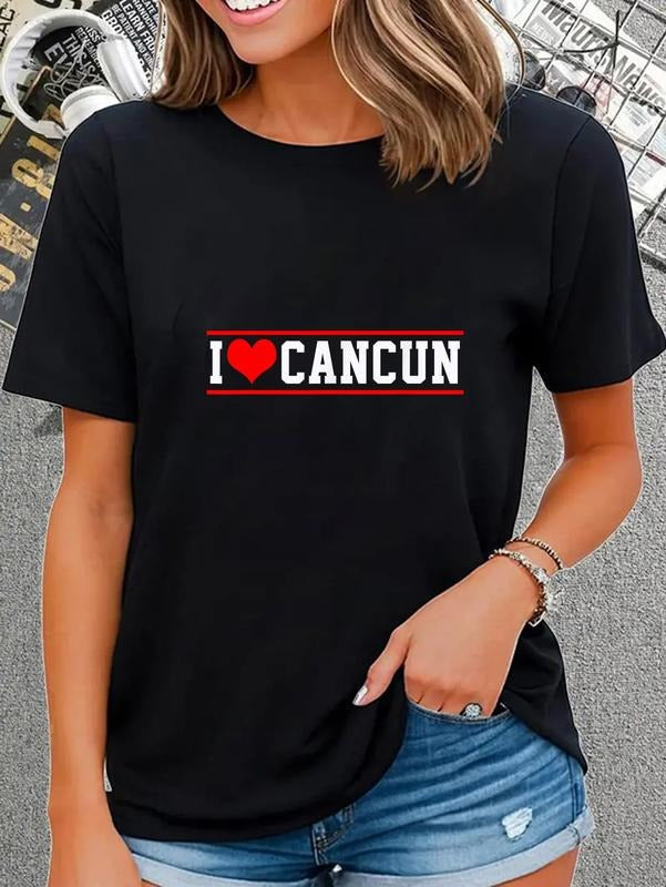 cotton Cancun Mexico Souvenir Gifts T-Shirt casual Fashion graphic tees women Hoodie, Sweatshirt | UrbanDripWear.com