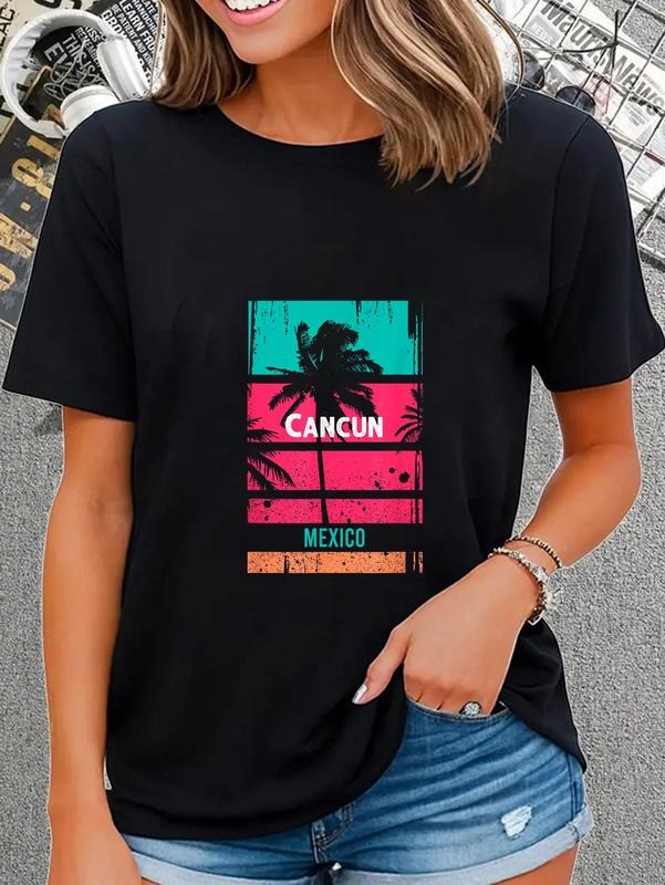 cotton Cancun Souvenir - Mexico Reminder T-Shirt casual Fashion graphic tees women Hoodie, Sweatshirt | UrbanDripWear.com