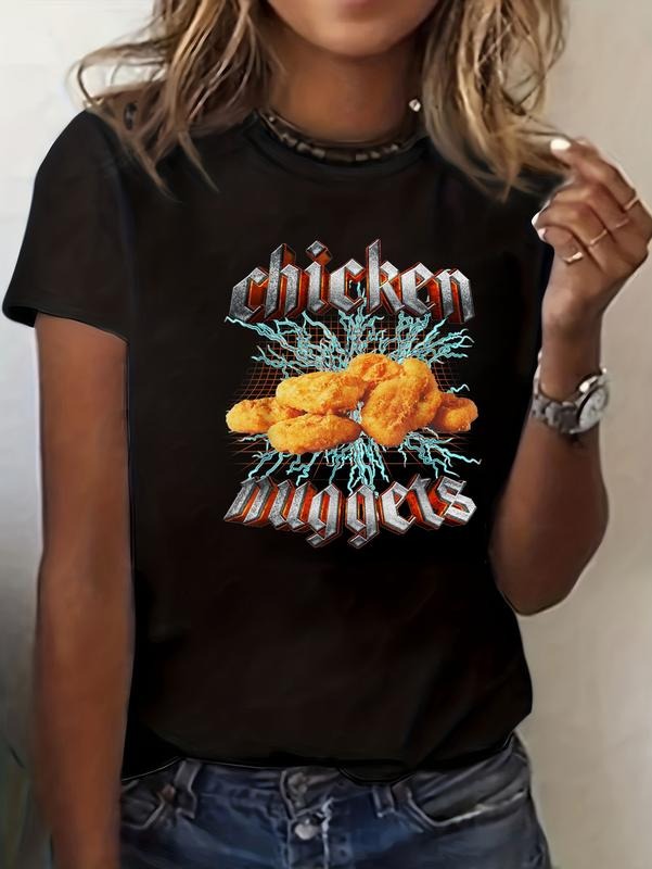 cotton Chicken Nuggets Heavy Metal World Tour Hardcore Music T-Shirt casual Fashion graphic tees for women Hoodie, Sweatshirt