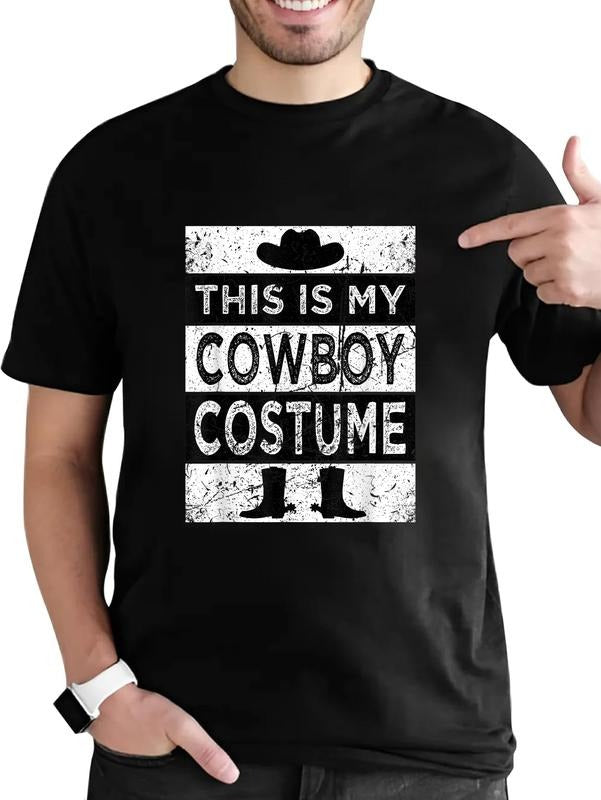 cotton Cowboy Costume Country Western Costume Men Women Kids T-Shirt casual Fashion graphic tees for women Hoodie, Sweatshirt