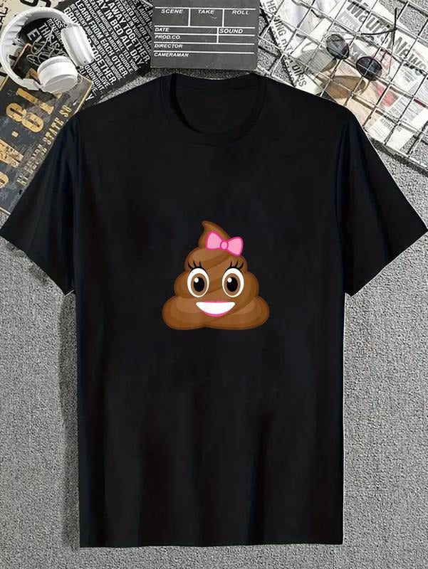 cotton Cute Poop T-Shirt T-Shirt casual Fashion graphic tees for women Hoodie, Sweatshirt | UrbanDripWear.com