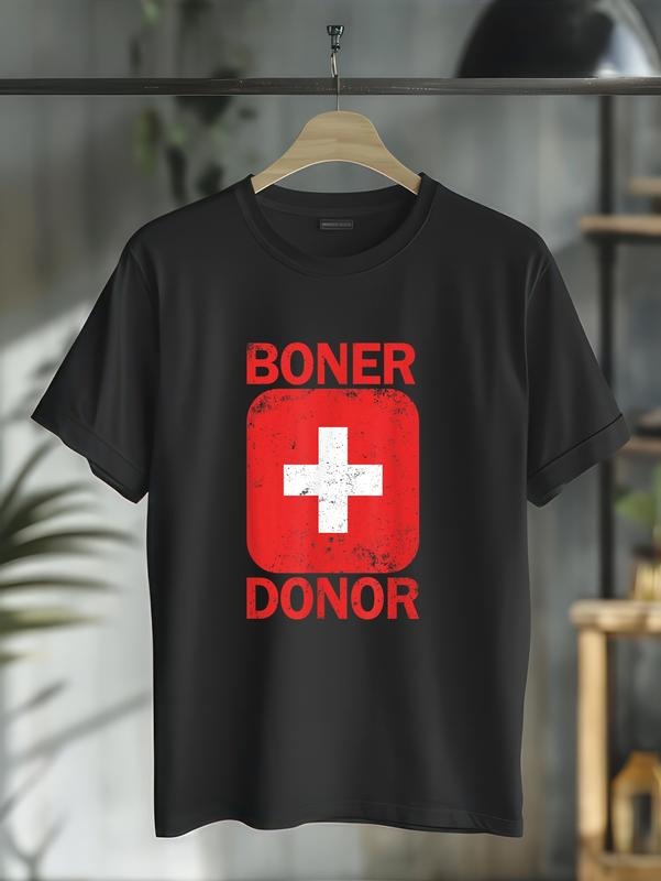 cotton Donor Inappropriate Humor Adult Gag Gift Donor T-Shirt casual Fashion graphic tees for women Hoodie, Sweatshirt