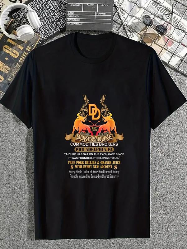 cotton Duke & Duke Commodities Broker Trading Funny Places Gift T-Shirt casual Fashion graphic tees for women Hoodie,...