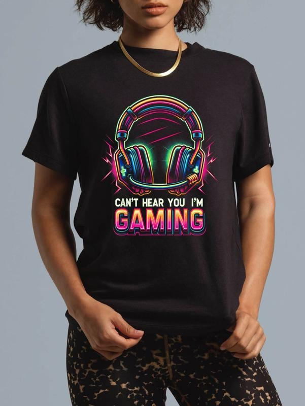 cotton Funny Gamer Shirt for Boys Teens Men Video Gaming Graphic T-Shirt casual Fashion graphic tees for women Hoodie,...