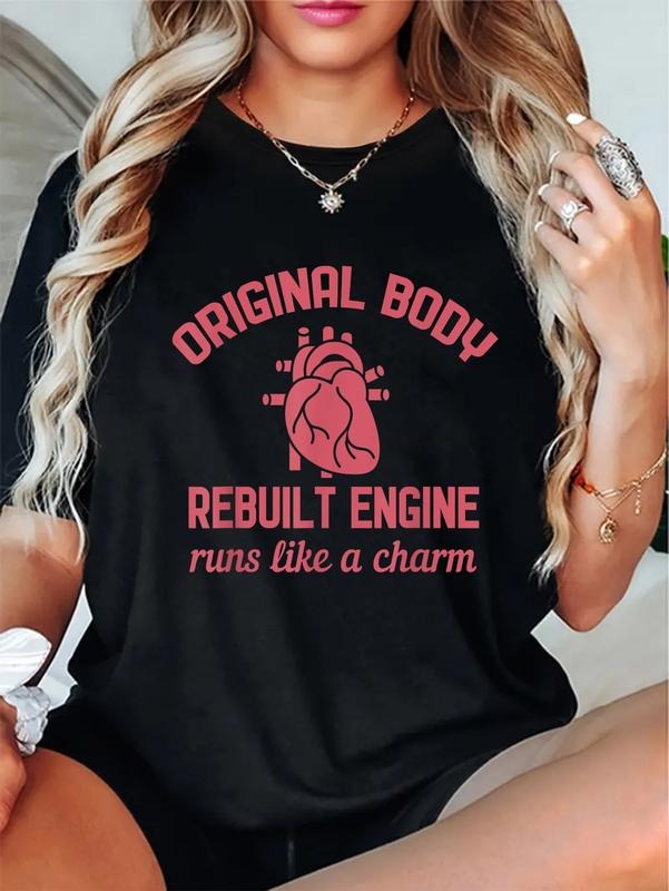 cotton Funny Open Heart Bypass Surgery Recovery Get Well Gift T-Shirt casual Fashion graphic tees Hoodie, Sweatshirt