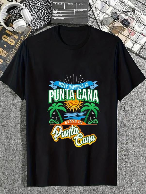 cotton Funny Punta Cana T-Shirt for Spring Vacation casual Fashion graphic tees for women Hoodie, Sweatshirt