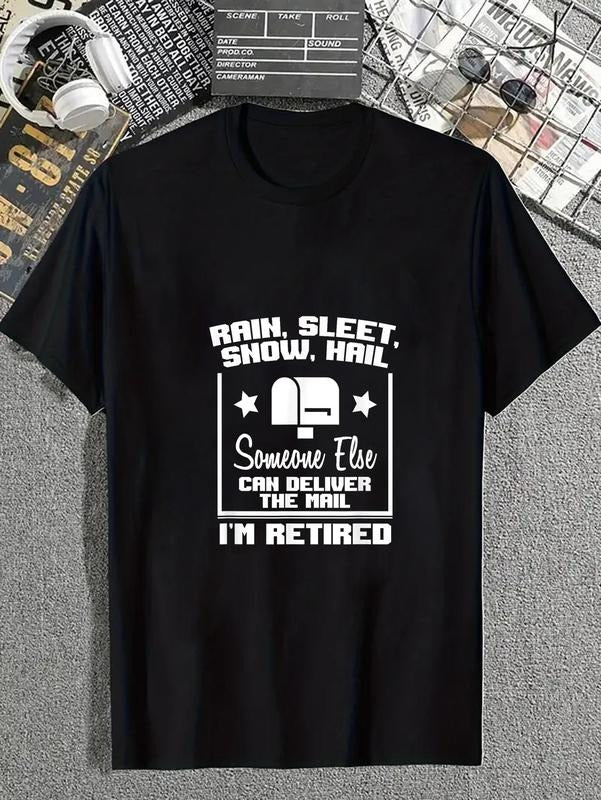 cotton Funny Retired Postal Worker Mailman Retirement Gift T-Shirt casual Fashion graphic tees women Hoodie, Sweatshirt