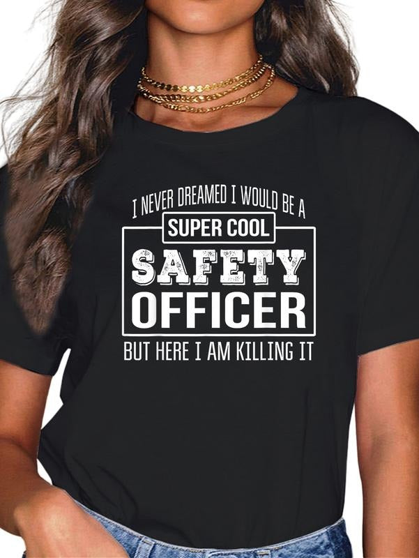 cotton Funny Safety Officer Shirt Gift T-Shirt casual Fashion graphic tees Hoodie, Sweatshirt | UrbanDripWear.com