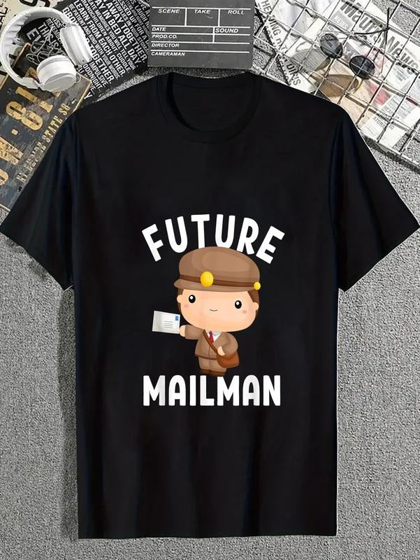 cotton Future Mailman Postman Costume for Toddler Adults & Kids T-Shirt casual Fashion graphic tees for women Hoodie,...