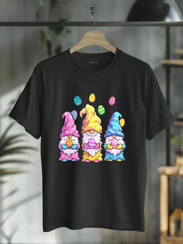 cotton Gnome Easter Shirt Women Easter Outfit Easter Girls T-Shirt casual Fashion graphic tees Hoodie, Sweatshirt
