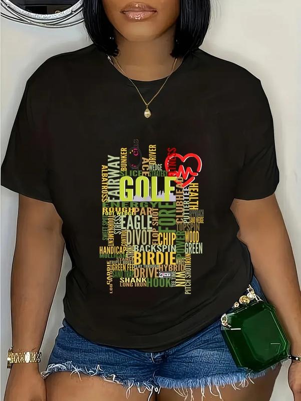 cotton Golf Addict, Golf Lover, Golf Words T-Shirt casual Fashion graphic tees women Hoodie, Sweatshirt | UrbanDripWear.com