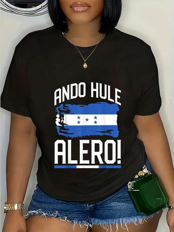 cotton Honduras Flag Catracho Pride Hondureño Ando Huele Alero T-Shirt casual Fashion graphic tees women Hoodie, Sweatshirt