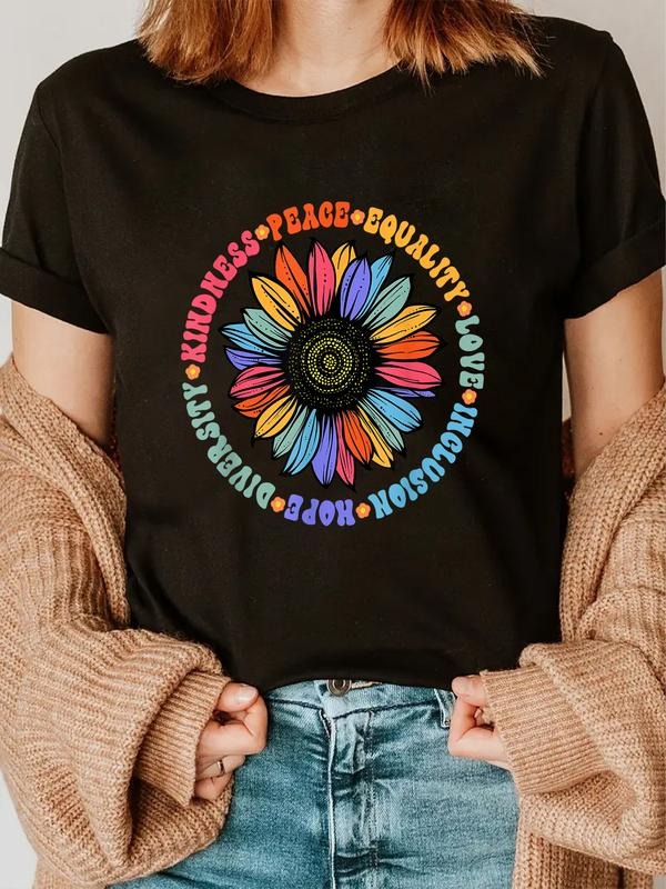 cotton Kindness Peace Equality Love Hope Diversity Human Rights T-Shirt casual Fashion graphic tees for women Hoodie,...