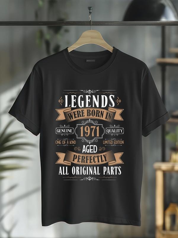 cotton Legends Born In 1971 53rd Birthday 53 Years Old Bday Men T-Shirt casual Fashion graphic tees for women Hoodie,...