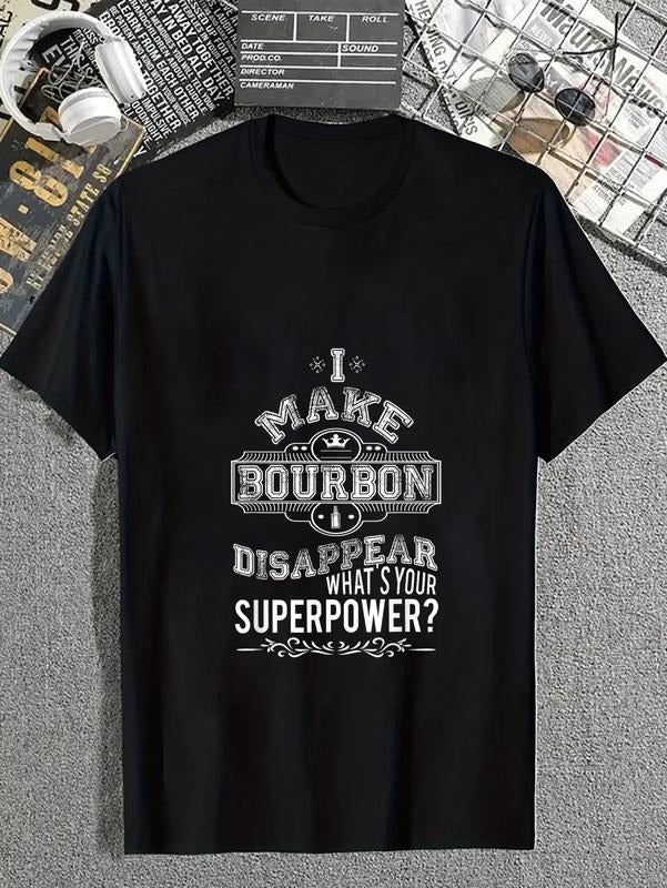 cotton Make Bourbon Disappear Superpower T-Shirt T-Shirt casual Fashion graphic tees for women Hoodie, Sweatshirt