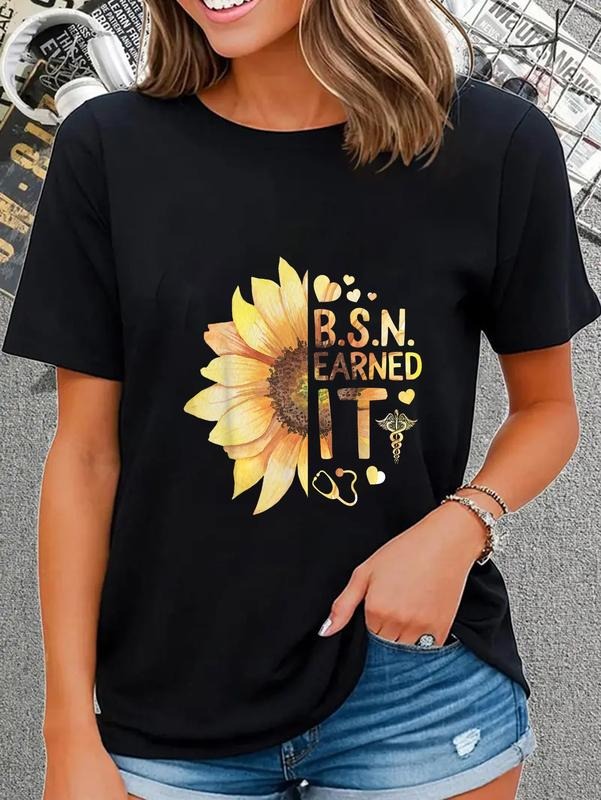 cotton Male Nurse BSN Earned It Nursing School Graduation RN Men T-Shirt casual Fashion graphic tees for women Hoodie,...