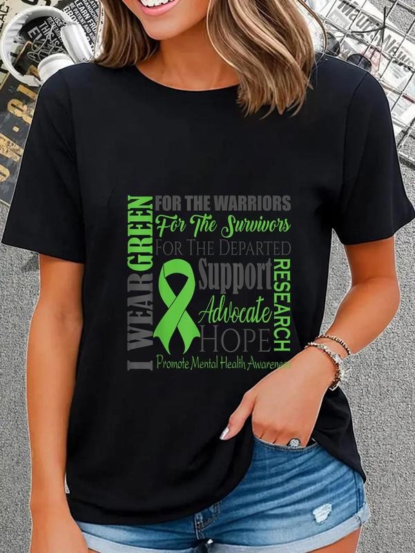 cotton Mental Health Matters Awareness T-Shirt casual Fashion graphic tees women Hoodie, Sweatshirt | UrbanDripWear.com