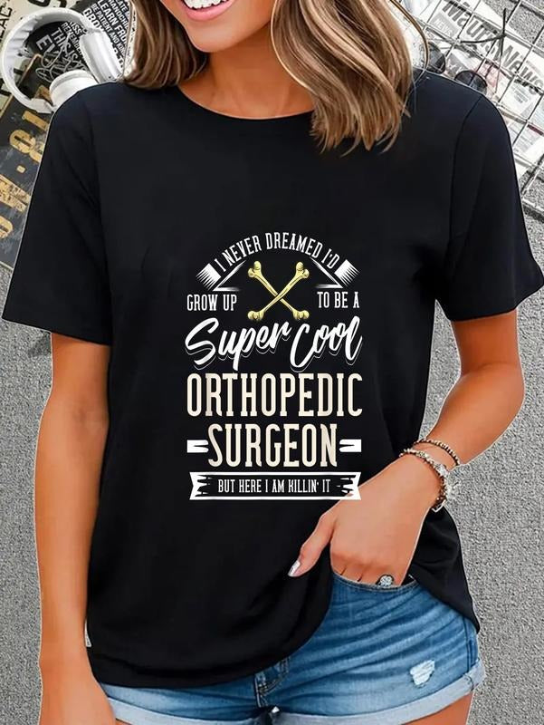 cotton Orthopedic Surgeon Gift Bone Orthopedist T-Shirt casual Fashion graphic tees Hoodie, Sweatshirt | UrbanDripWear.com