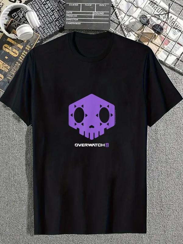 cotton Overwatch 2 Sombra Icon Logo T-Shirt casual Fashion graphic tees for women Hoodie, Sweatshirt | UrbanDripWear.com