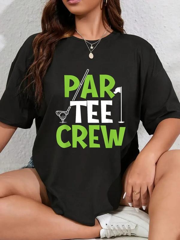 cotton Par Tee Crew - Putter Golfer Golf Lover Golfing T-Shirt casual Fashion graphic tees women Hoodie, Sweatshirt
