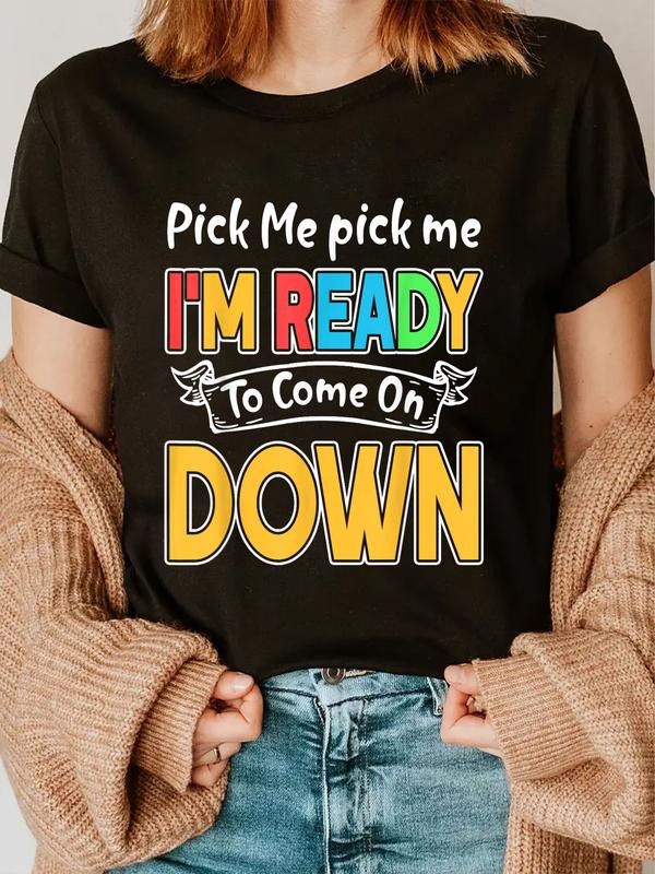 cotton Pick Me Im Ready To Come On Down T-Shirt T-Shirt casual Fashion graphic tees women Hoodie, Sweatshirt