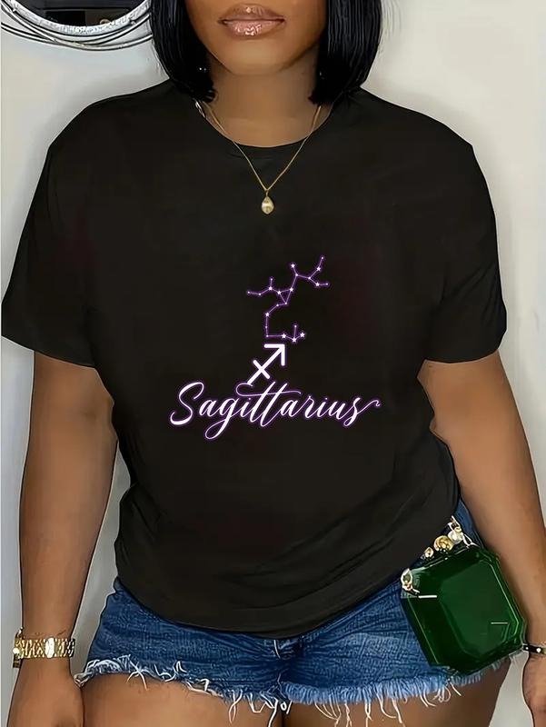 cotton Sagittarius Zodiac S T-Shirt casual Fashion graphic tees for women Hoodie, Sweatshirt | UrbanDripWear.com