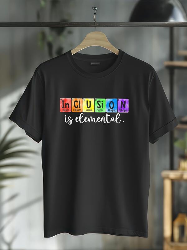 cotton Special Ed Teacher Inclusion is elemental T-Shirt casual Fashion graphic tees for women Hoodie, Sweatshirt
