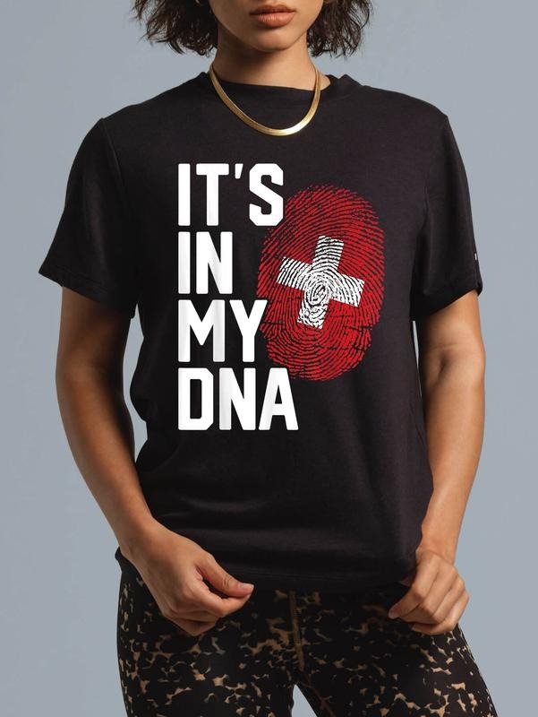 cotton Switzerland Swiss Flag Heritage T-Shirt casual Fashion graphic tees women Hoodie, Sweatshirt | UrbanDripWear.com