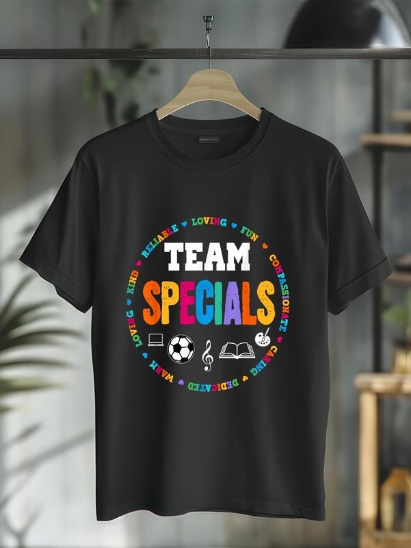 cotton TEAM Specials Teacher TRIBE Squad Back To Primary School T-Shirt casual Fashion graphic tees for women Hoodie,...