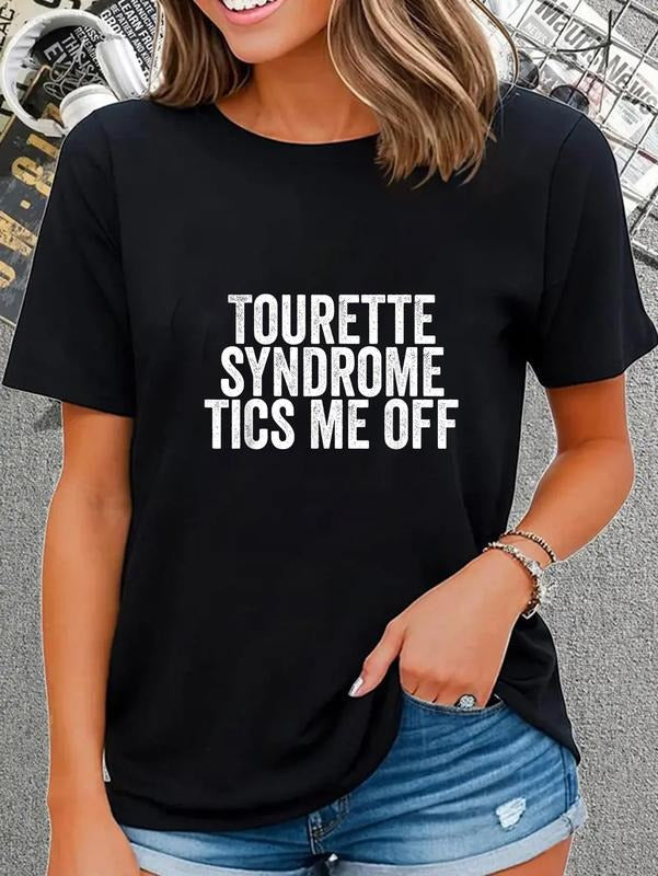 cotton Tourette Syndrome Tics Me Off Awareness T-Shirt casual Fashion graphic tees Hoodie, Sweatshirt | UrbanDripWear.com