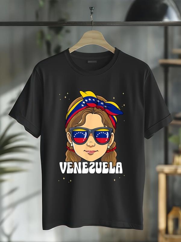 cotton Venezuelan Girl Venezuela T-Shirt casual Fashion graphic tees for women Hoodie, Sweatshirt | UrbanDripWear.com