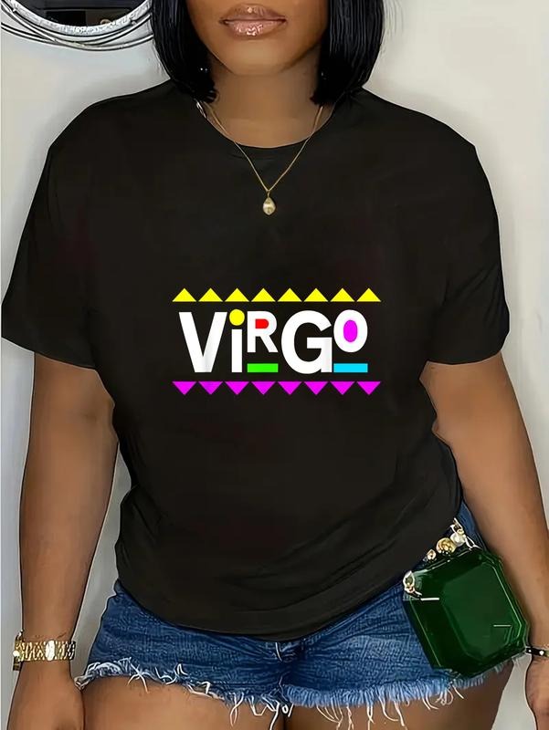 cotton Virgo Zodiac Design 90s Style T-Shirt Fashion printing Tshirt for women Hoodie, Sweatshirt | UrbanDripWear.com